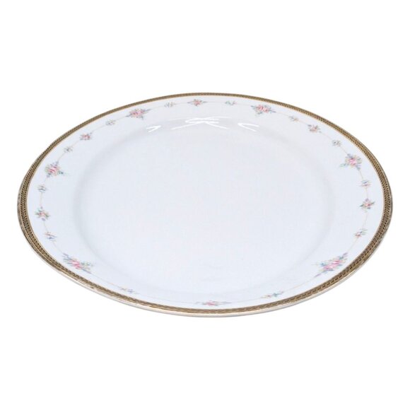 Vtg Noritake M Oval Platter Roses Gold Encrusted Rim N224 Japan 15.5 - Picture 9 of 11